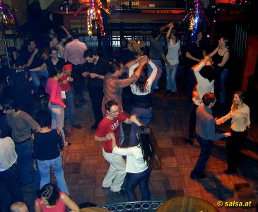 Graz: Salsa im Roodyz (anklicken zum Vergr��ern - click to enlarge)