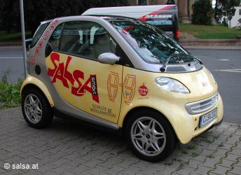 Salsa-Festival in Chemnitz: ein Salsa-Mobil