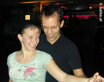 Salsa in Freiburg: Salsa in der Mensa der Universit�t