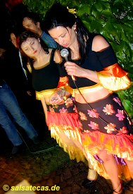 Salsa in Jena: ..and the Winner is... (Rena verliest die Gewinner der Karten f�r das Salsaboot in Dresden